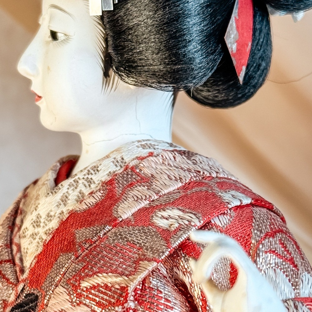 Vintage Japanese Geisha Doll - Picture 6 of 11